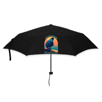 Zwischen Licht und Schatten - Regenschirm (klein) - Schwarz - Vorne