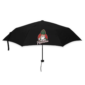 Sinterklaas Team Pepernoten Gingerbread Fan Design - Umbrella (small) - black - Front