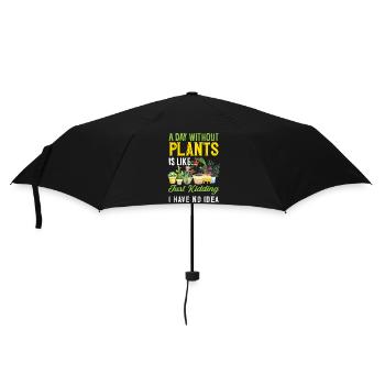 Garten- Und Pflanzenliebhaber Geschenke - Regenschirm (klein) - Schwarz - Vorne