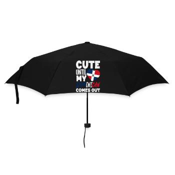 Dominican Republic Flag Dom Rep Pride - Umbrella (small) - black - Front