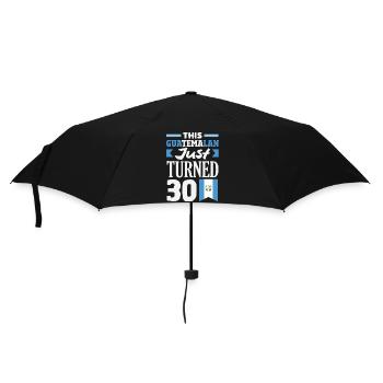 T-shirt Drapeau du Guatemala Fierté & Chapín Maison - Parapluie standard - noir - Devant