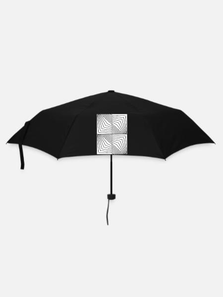 Sternbild Opart-Linien - Regenschirm (klein) - Schwarz