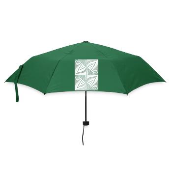 Opart Lines Constellation - Umbrella (small) - bottlegreen - Front