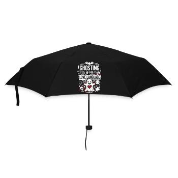 Ghosting Is My Love Language Horror - Umbrella (small) - black - Front