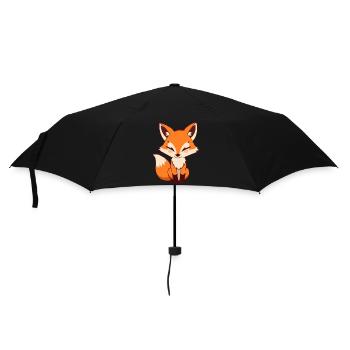 Renard mignon cadeau Amoureux de la nature randonneur - Parapluie standard - noir - Devant
