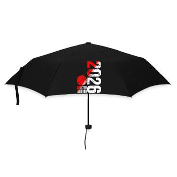 Basketball Master Shirt 2026, red white - Umbrella (small) - black - Front