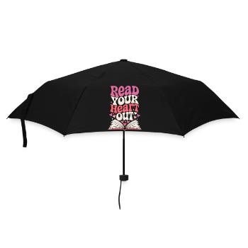Lire Ton Cœur Libre Rétro - Parapluie standard - noir - Devant