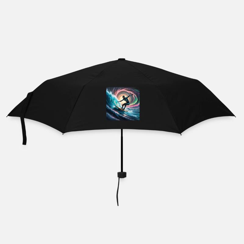 Pulsar Surfer – A Sci-Fi Adventure on a Cosmic Scale - Umbrella (small) - black