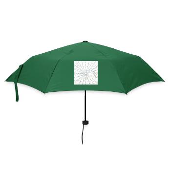 Spider web design - Umbrella (small) - bottlegreen - Front