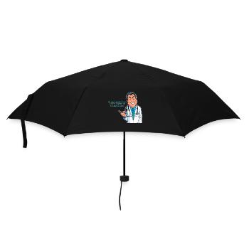 Lustige Ärzte 2 - Regenschirm (klein) - Schwarz - Vorne