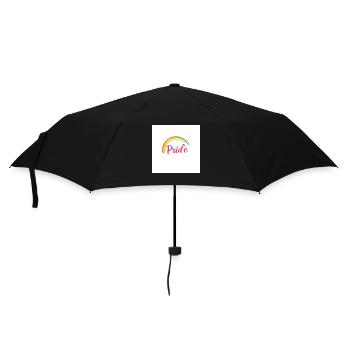 Pride - Regenschirm (klein) - Schwarz - Vorne
