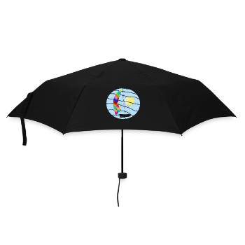 On the way to the distance. - Umbrella (small) - black - Front