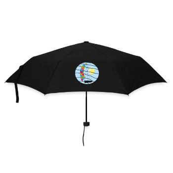 On the way to the distance. - Umbrella (small) - black - Front
