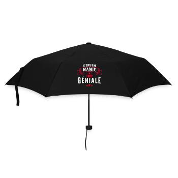 mamie géniale / cadeau humour mamie - Parapluie standard - noir - Devant