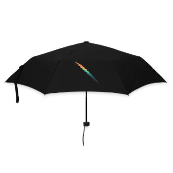 Natation rétro - Parapluie standard - noir - Devant
