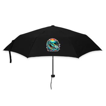 Hai - Regenschirm (klein) - Schwarz - Vorne