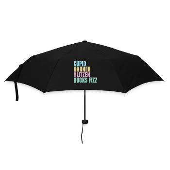 Funny Christmas - Umbrella (small) - black - Front