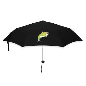 Orca - Regenschirm (klein) - Schwarz - Vorne