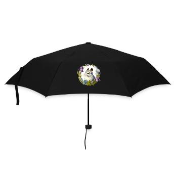Chinchilla - Regenschirm (klein) - Schwarz - Vorne