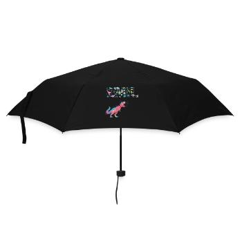 EMIL - Beautiful boy name with dinosaur - Umbrella (small) - black - Front