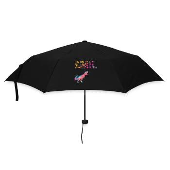 EMIL - Beautiful boy name with dinosaur - Umbrella (small) - black - Front