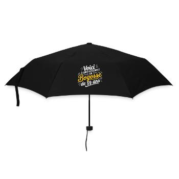 59 Year Old Bogosse - Umbrella (small) - black - Front