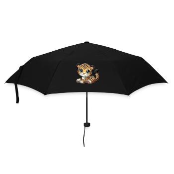 Baby cheetah - Umbrella (small) - black - Front