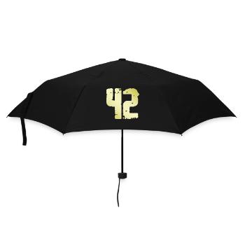 42 Nombre Vintage - Parapluie standard - noir - Devant