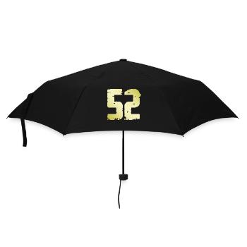 52 Nombre Vintage - Parapluie standard - noir - Devant