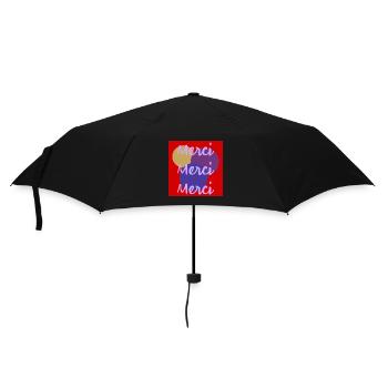 MERCI. MAÎTRESSE. MAÎTRE. MERCI MAÎTRESSE - Parapluie standard - noir - Devant