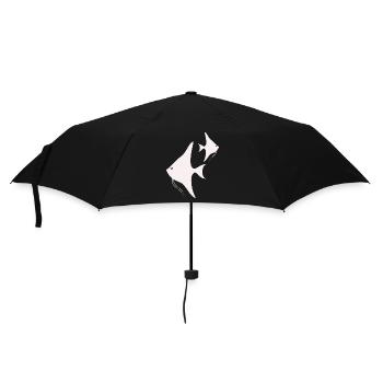 Fish Aquarium Marine Animal Climate Environmental Protection - Umbrella (small) - black - Front