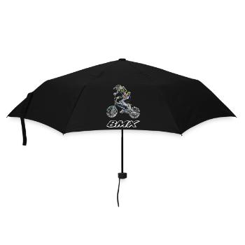 bmx race racing mountain bike motocross - Umbrella (small) - black - Front