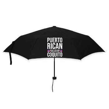 Puerto Rico Geschenkidee | Puerto Ricaner Heimat - Regenschirm (klein) - Schwarz - Vorne