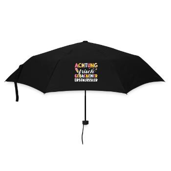 First Grade Elementary School Back to School Gift - Umbrella (small) - black - Front