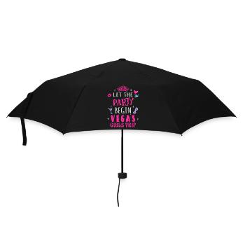 Girls Trip Las Vegas, Let the party begin - Umbrella (small) - black - Front