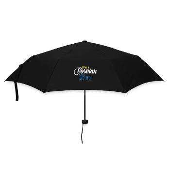 Bosnien Bosnier Junge Spruch Geschenk - Regenschirm (klein) - Schwarz - Vorne
