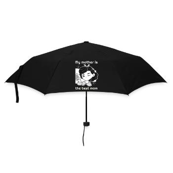 My mother is the Mother Day Gift - Regenschirm (klein) - Schwarz - Vorne