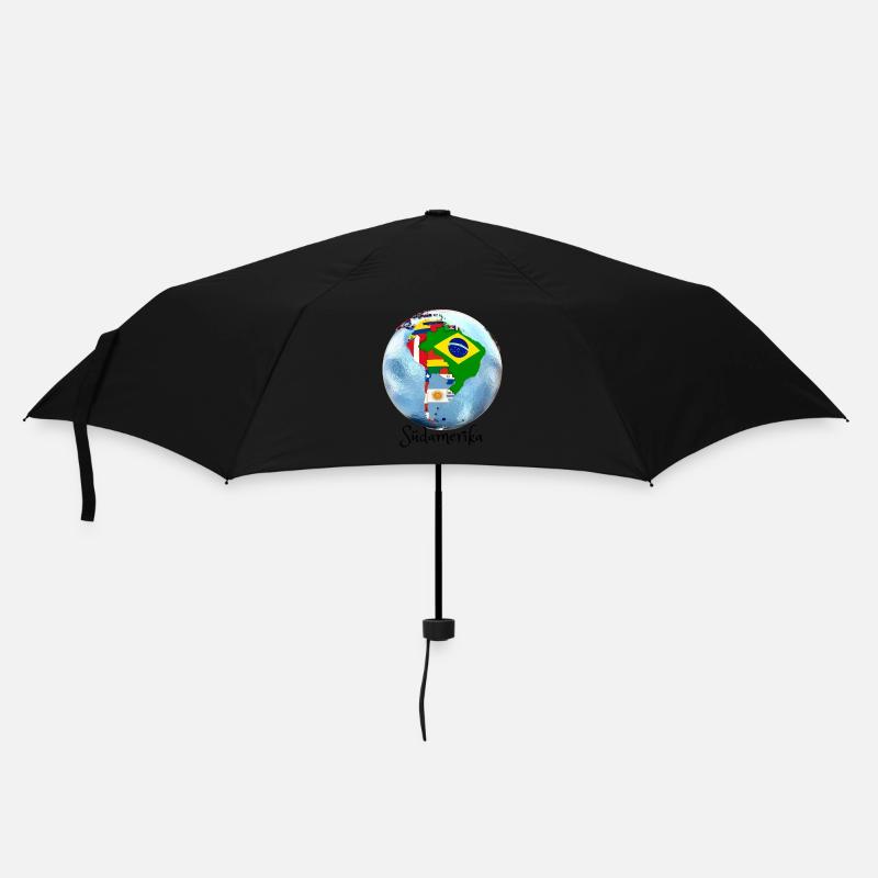 Ich liebe Südamerika / Lateinamerika - Regenschirm (klein) - Schwarz