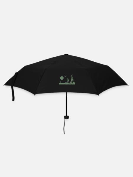 Paysage désertique désertique - Parapluie standard - noir