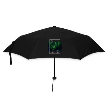 Grüner Baumpython Morelia viridis Schlange - Regenschirm (klein) - Schwarz - Vorne