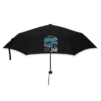 I'm Not Old I'm Classic Car Vintage Born In 1948 - Umbrella (small) - black - Front