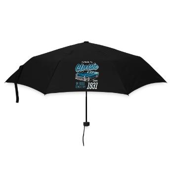 I'm Not Old I'm Classic Car Vintage Born In 1931 - Umbrella (small) - black - Front
