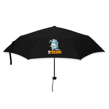 Drôle de monstre crème zombie - Parapluie standard - noir - Devant