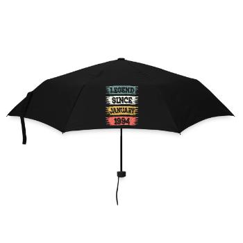 Legende 30 Jahre 1994 Januar 30 Jahre Jubiläum - Regenschirm (klein) - Schwarz - Vorne