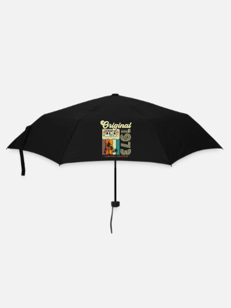 Original 1973 Jahrgang Vintage Geburtstag Geschenk - Regenschirm (klein) - Schwarz