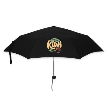 Cute Kiwi - New Zealand Bird Design - Umbrella (small) - black - Front