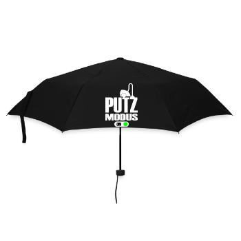 Femme de ménage en mode nettoyage An Lustig - Parapluie standard - noir - Devant