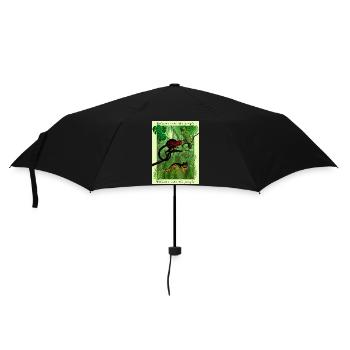 Jungle Mania - Umbrella (small) - black - Front