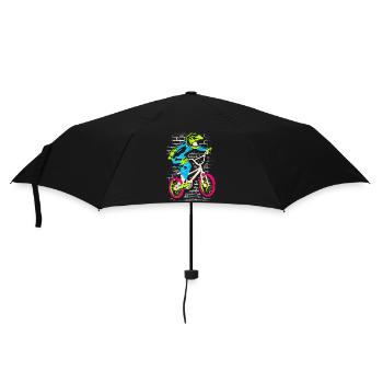 BMX Fahrrad | Buntes BMX - BMX Fahrer - Regenschirm (klein) - Schwarz - Vorne