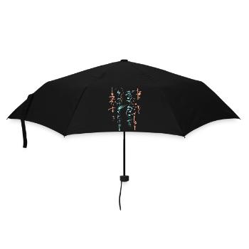 Magic Calligraphy - ABSTRAKT - Umbrella (small) - black - Front